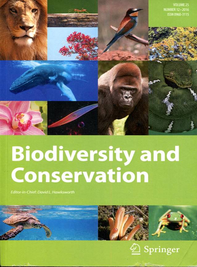 Biodiv Conserv SF cover