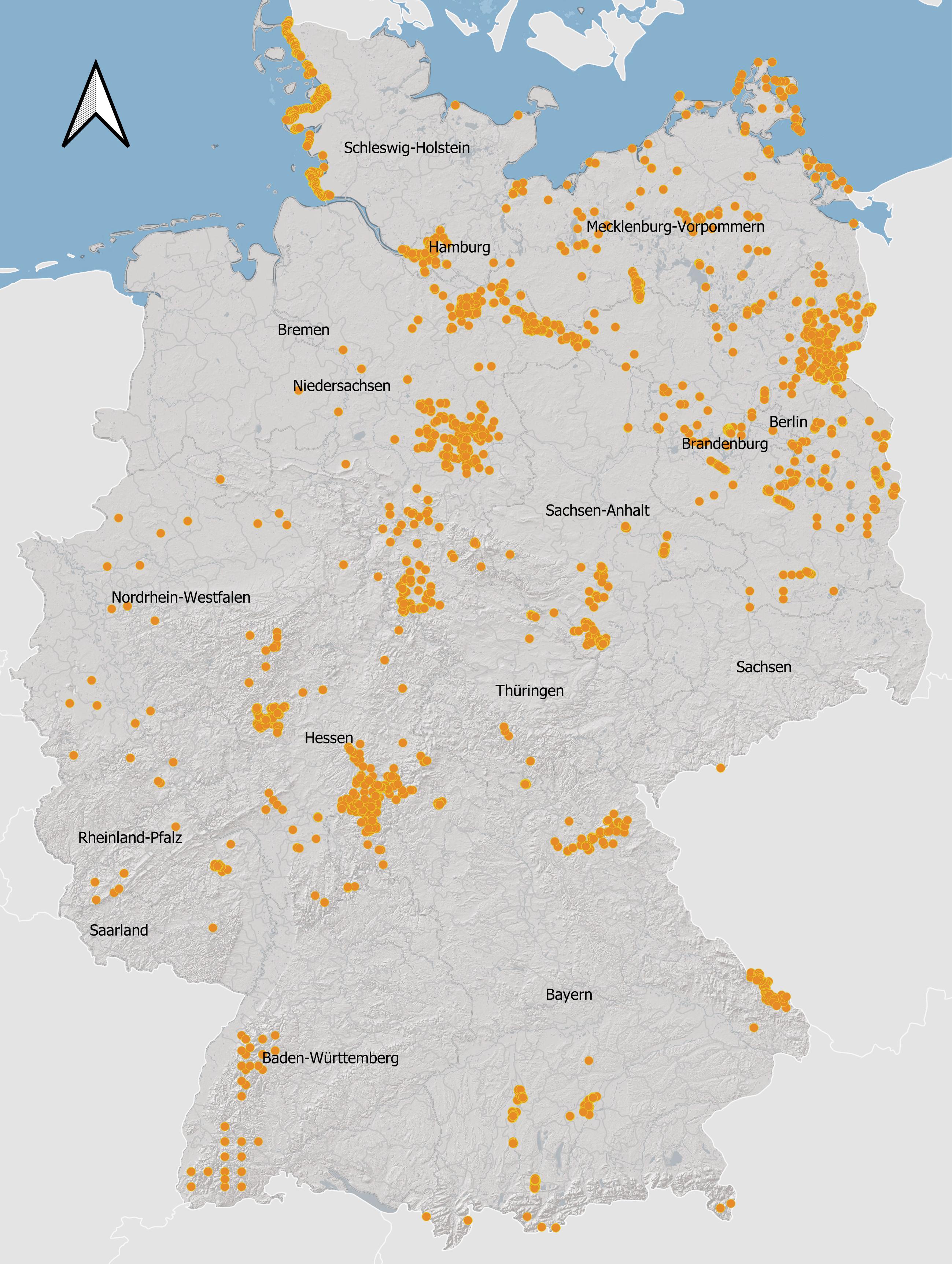 GrassVeg.DE map 2022